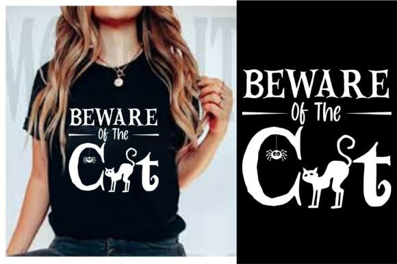 Beware of the Cat SVG Design