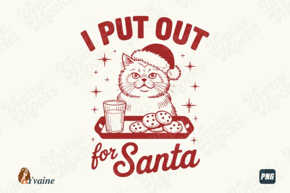 Funny Christmas Cat SVG I Put for Santa