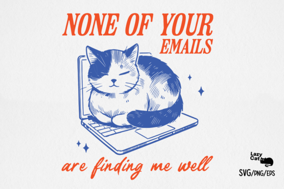 Funny Sarcastic Cat SVG PNG