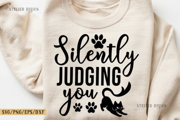Judging You Silently Png, Funny Cat Svg