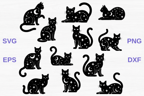 Mystical Cat SVG Collection